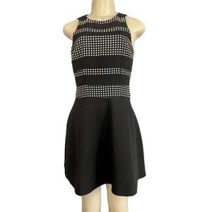 INA short party dress in black and white size S sleeveless night out Dress.
